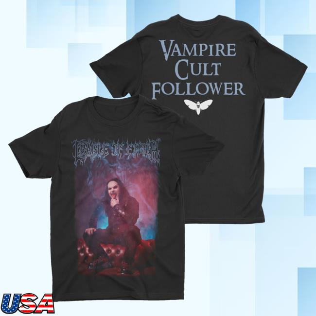 Official Night Shift Merch Indie Merch Store Cradle Of Filth - Vampire Cult Follower Tees NightShiftMerch IndieMerchStore
