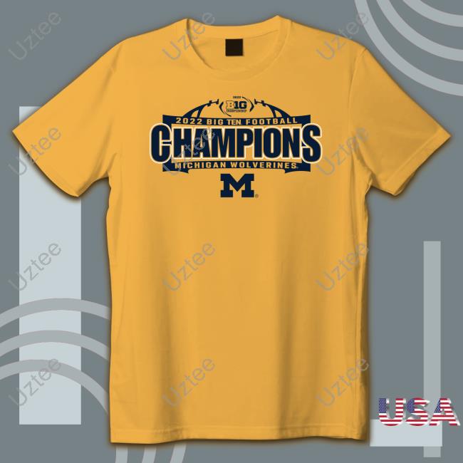 2022 Big Ten Football Champions Michigan Wolverines Sweatshirt