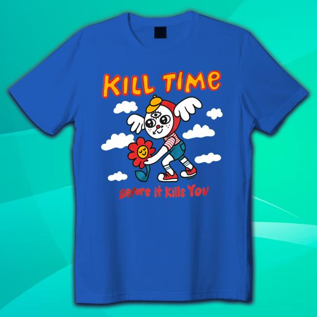 Wokeface Kill Time Before It Kills You Sweatshirt
