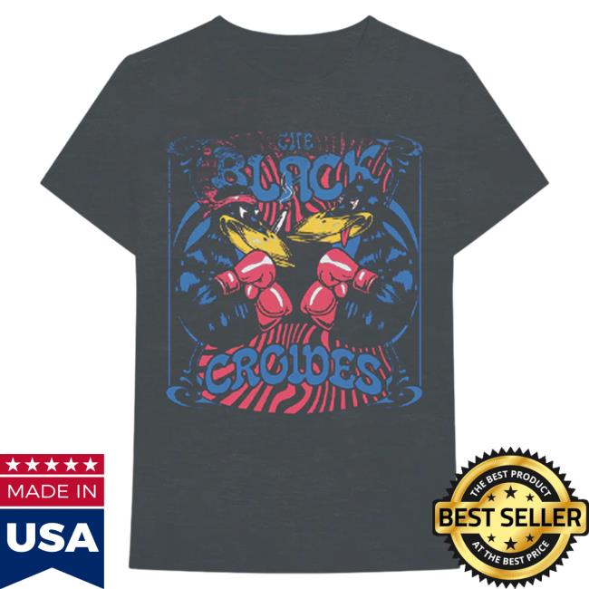 Official The Black Crowes Boxing Crowes Popover Shirt
