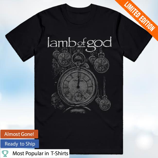 Official Lamb Of God Merch Store Clocks Tee