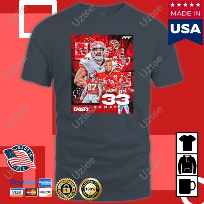 Most By Tight End Chiefs 33 Games Shirt