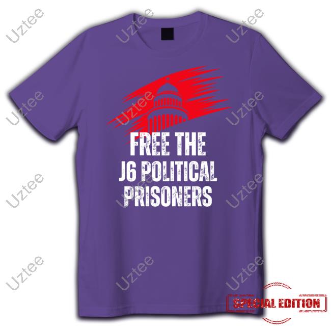 Sarah Mcabee Wearing Free J6 Political Prisoners Long Sleeve T Shirt