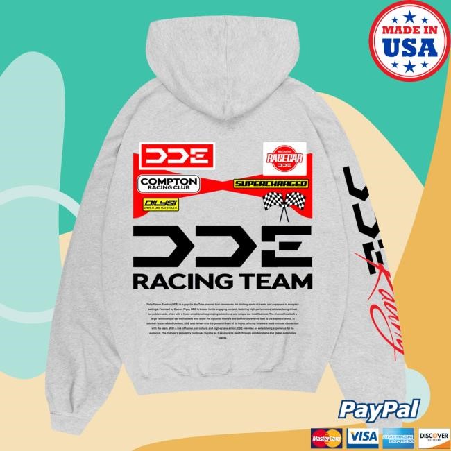 Dde Merch Shop Racing Team Heather Grey Long Sleeve Shirt