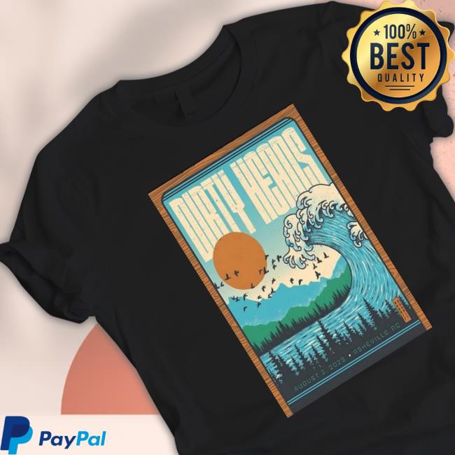 Dirty Heads August 2 Rabbit Rabbit Asheville, Nc Tour 2023 Poster Hoodie Sweatshirt