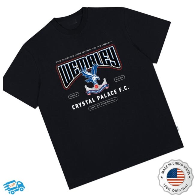 Official Crystal Palace Fc Merch Shop Store Aof Wembley Tee