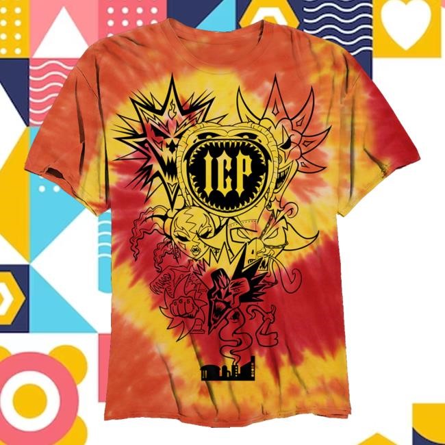 2Nd 6 Jokers Orange Twist Dye Shirt