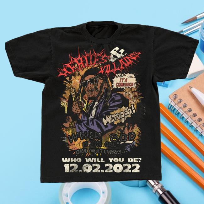 Official Metro Boomin Store Merch Metro Boomin Comic Popover Shirt MetroBoomin Shop