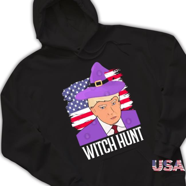 Witch Hunt Trump Mugshot Halloween T Shirt Witch Hunt Trump Mugshot Halloween Tee Shirt