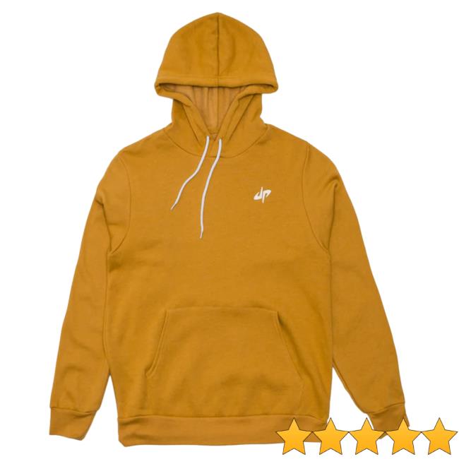 Official Dude Perfect Merch Store Basics Hoodie Mustard DudePerfect Apparel Clothing Shop