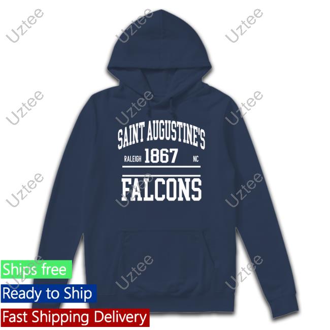 Saint Augustine's Raleigh 1867 Nc Falcons Long Sleeve Tee Shirt