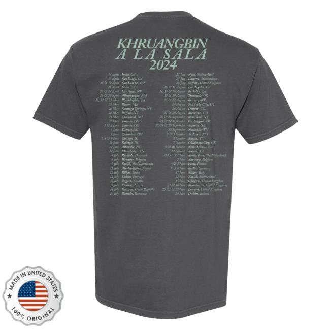 Trending Khruangbin Merch Store Stained Glass Pepper Tour Tee 2024 Long Sleeve Shirt