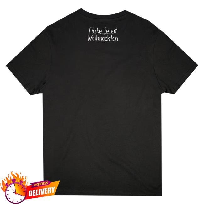 Official Rammstein Merch Store Flake T-Shirt Flake Feiert Weihnachten Sweatshirt