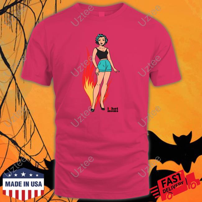 I Heart Hot Moms Pose Grey Crewneck Dannyduncan69 Merch I Heart Hot Moms Pose Shirt