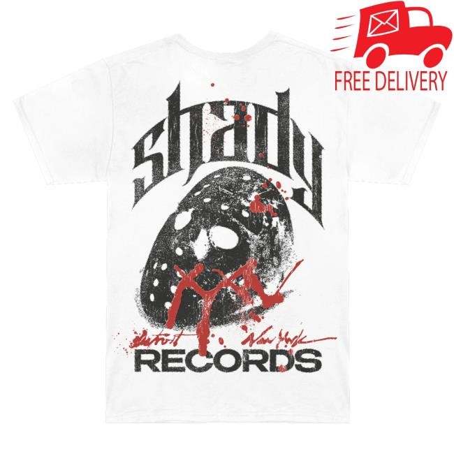 Shady Records Merch Shady Records 25Th Anniversary Mask Shirt