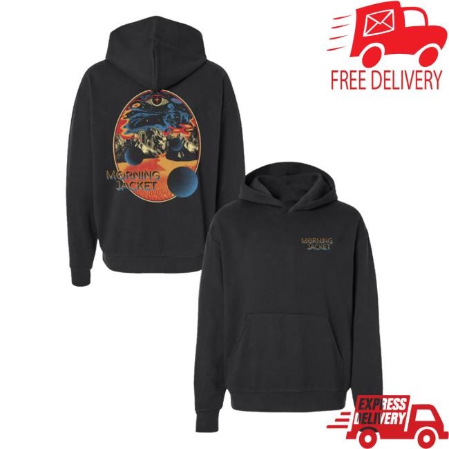 Official My Morning Jacket Merch Space Oval Pullover Crewneck Sweatshirt