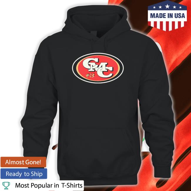 San Francisco 49Ers Cmc Two Three Logo Hoodie