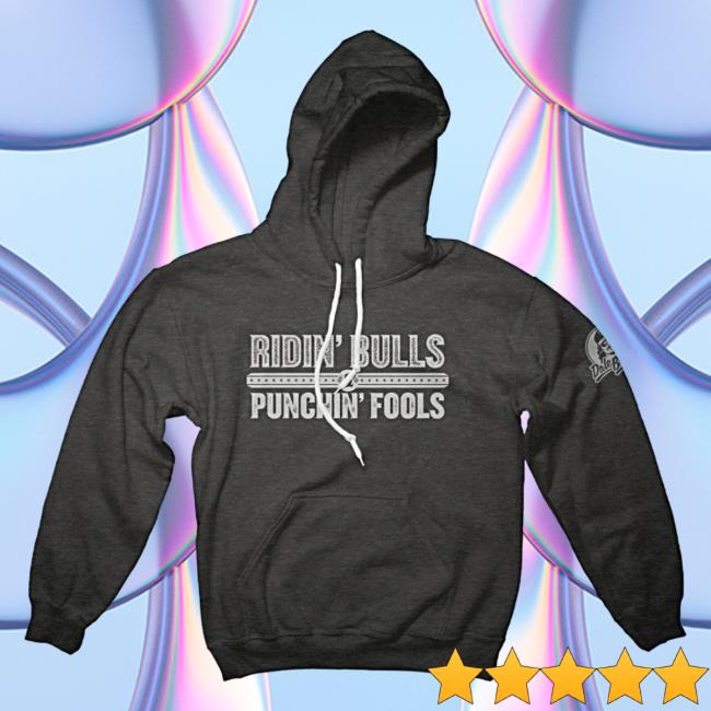 Official Rodeo Time Dale Brisby Merch Ridin' Bulls & Punchin' Fools Crewneck