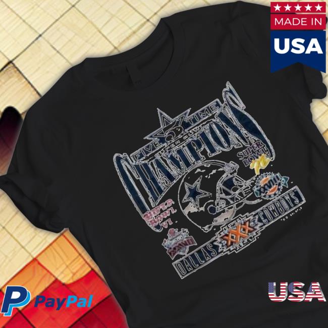 Five Time Champions Dallas Cowboys T- shirt
