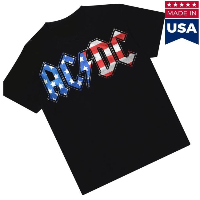 Official Ac Dc Merch Shop Store Old Glory Premium Tee