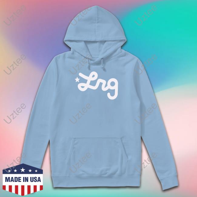 Large Wearing Lrg Hoodie Official Lifted Research Group Logo Tee Shirt