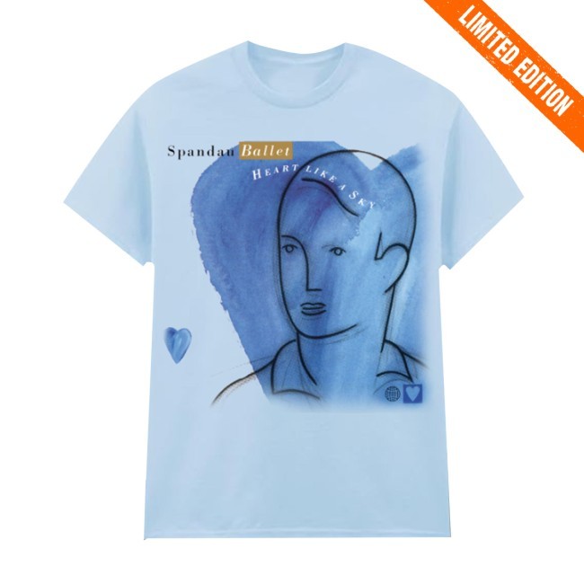 Spandau Ballet Merch Store Heart Like A Sky Hooded Sweatshirt