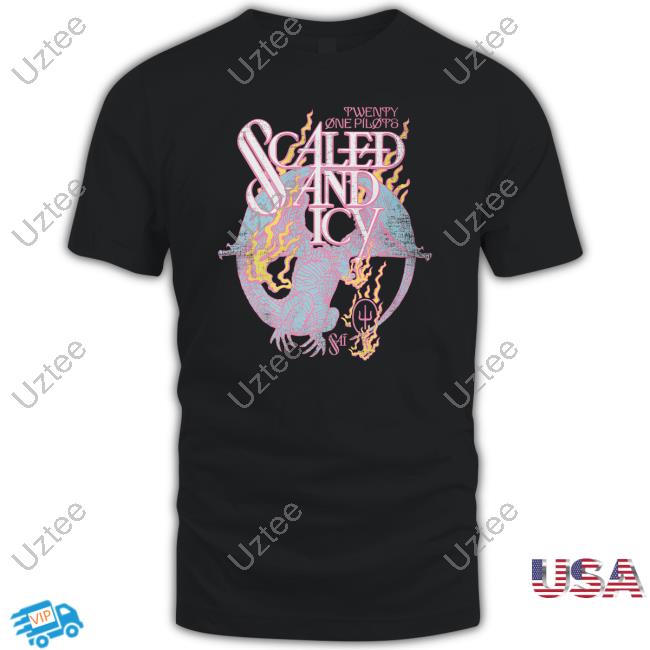 Twenty One Pilots Store Firebreathe T-Shirt Twenty One Pilots Scaled And Icy Shirt