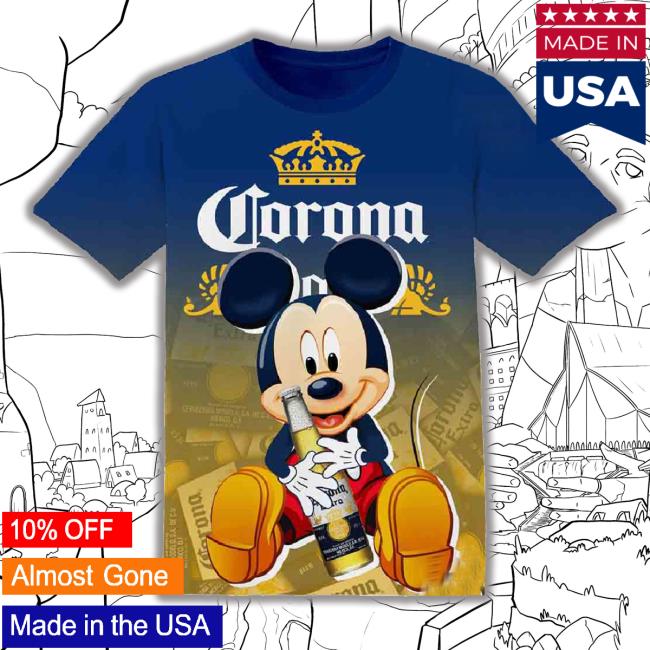 Corona Disney Mickey 3D T-Shirt ,All Over 3D Printed Sweater