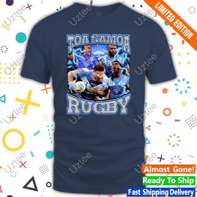 Toa Samoa Rugby Tee Shirt Fanessah Merch