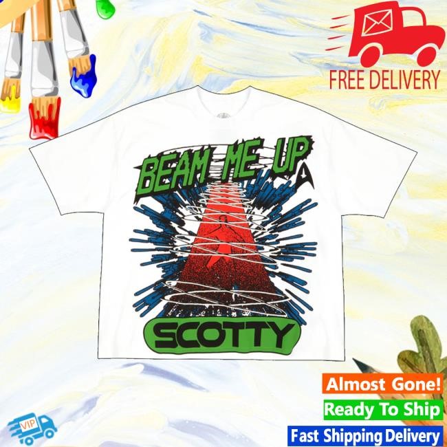 Kid Cudi Merch Store Beam Me Up Scotty T-Shirt