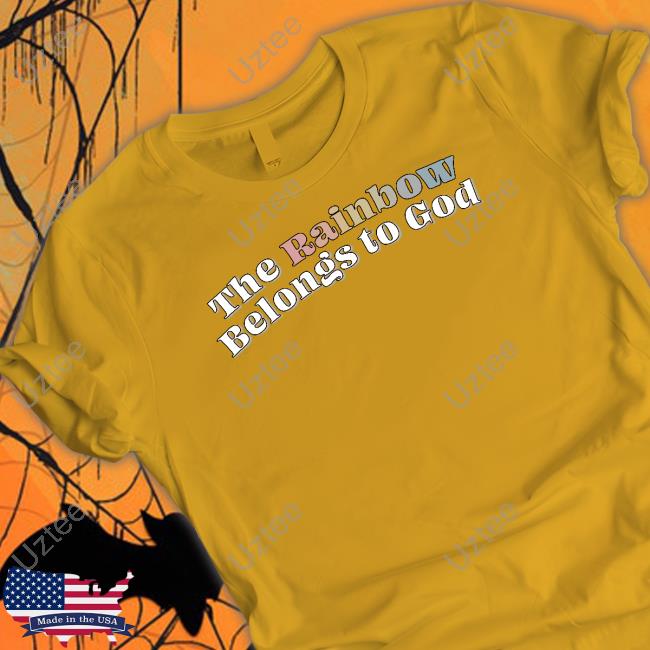 The Rainbow Belongs To God Butter Yellow Sweatshirt