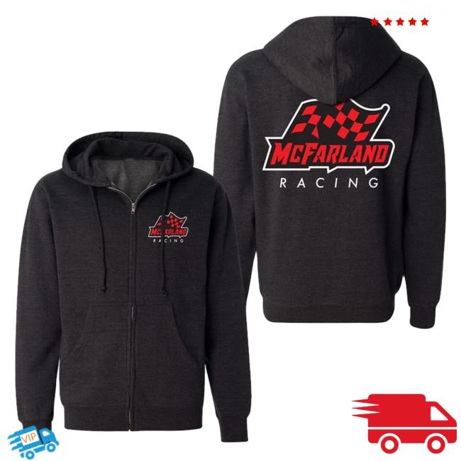 Official Cleetus Mcfarland Merch Mcfarland Racing Zip Up Jacket Sweatshirt