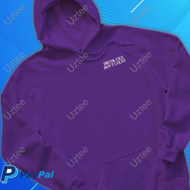 Official Drunk Cigs Don't Count Tee Shirt Shithead Steve Merch