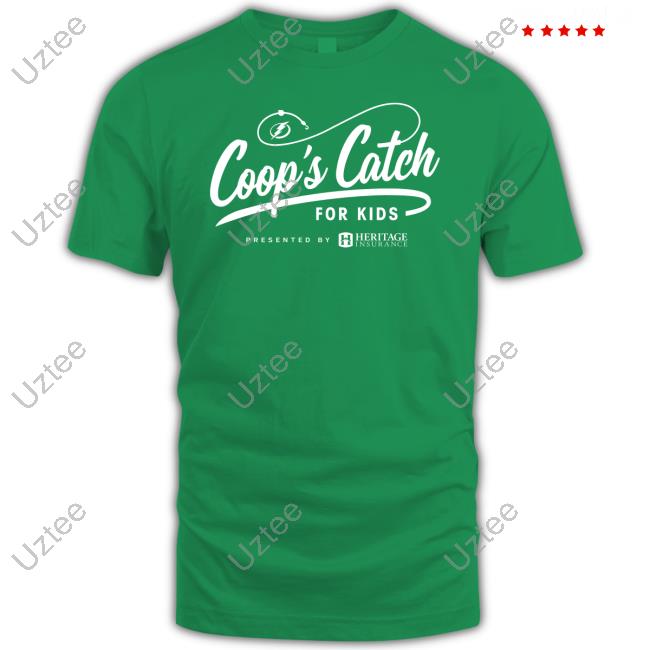 Tampa Bay Coop's Catch For Kid Shirt Tampa Bay Lightning Wearing Coop's Catch For Kid T Shirt