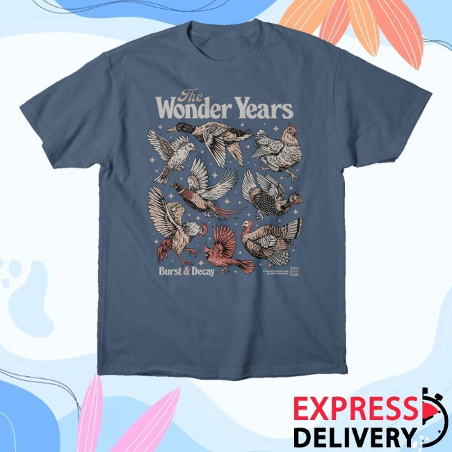 Loneliest Place On Earth Merch Store The Wonder Years Bird Collage Tee