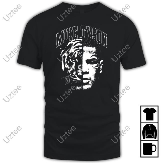 Mike Tyson Merch Tyson Tiger Split T Shirt