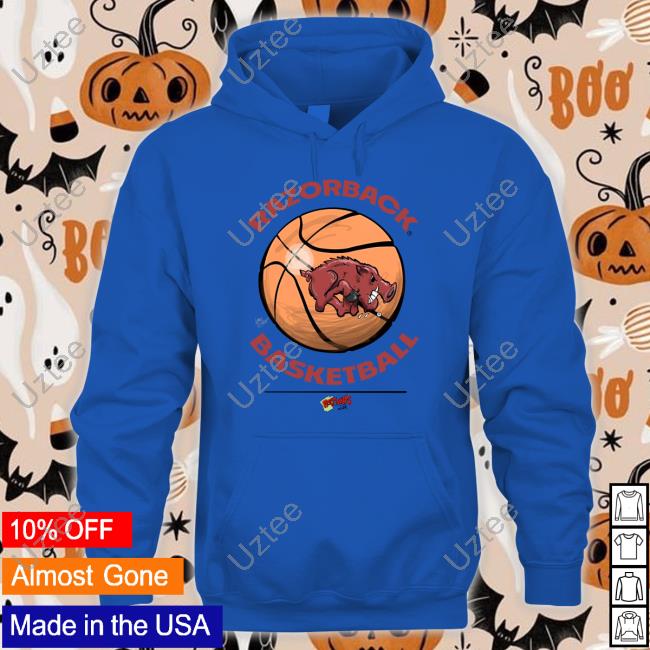 Razorback Basketball Tee Hogtoons Razorback Basketball Shirts
