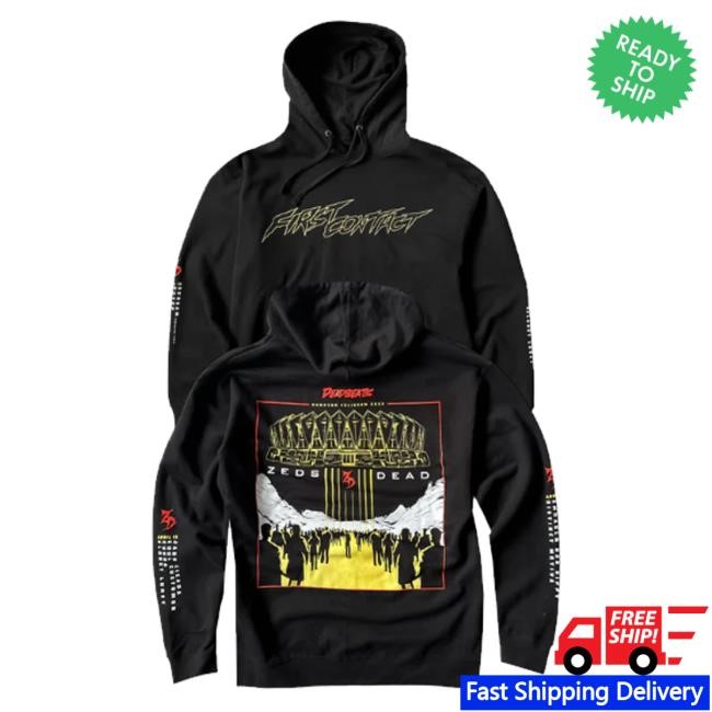 Trending Zeds Dead Merch Store First Contact Event Sweatshirt