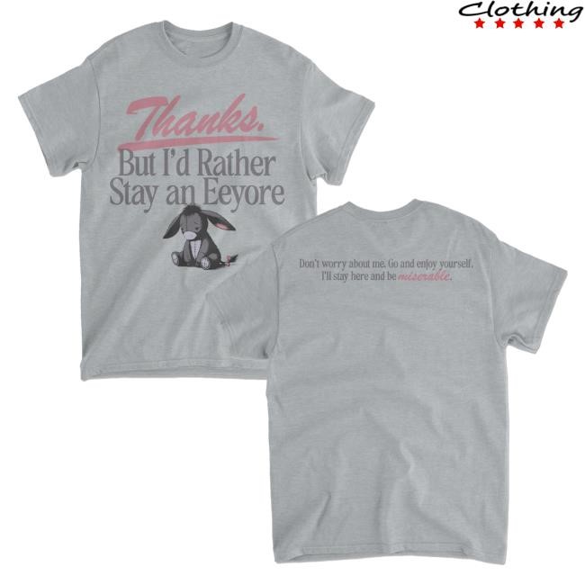 The Lost Bros Merch Stay An Eeyore Classic Shirt