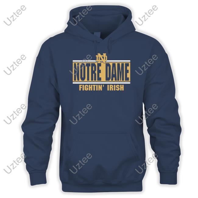 Notre Dame Fightin' Irish Long Sleeve T Shirt Coach Jeeves Wearing
