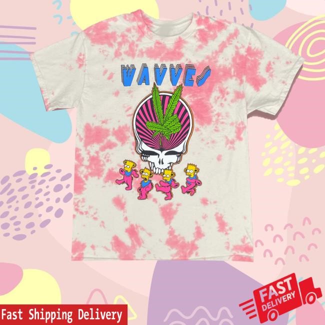 Hello Merch Wavves Deadhead Bart Tie-Dye T-Shirt