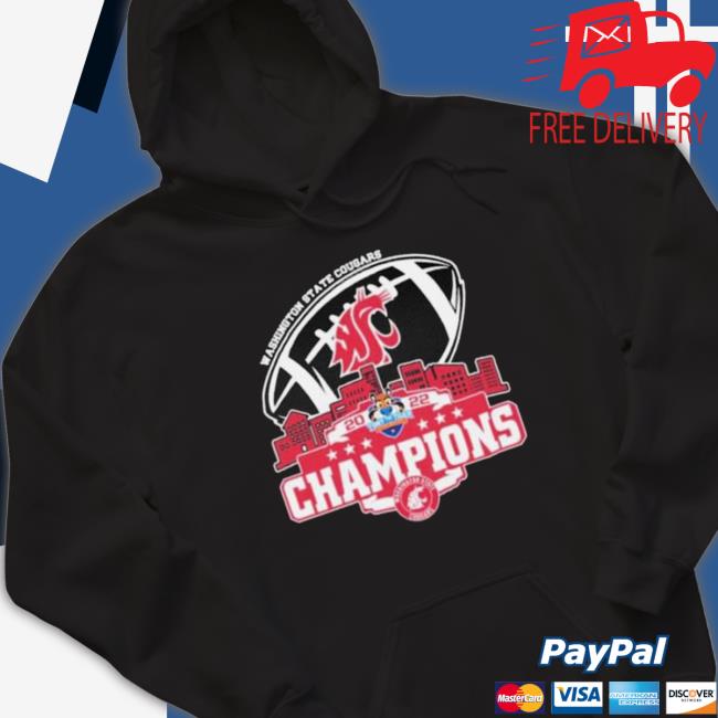 Official Champion Washington State Cougars Tony The Tiger City 2022 Crewneck Sweatshirt