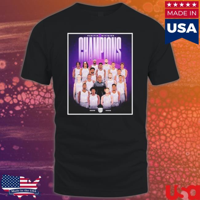 Official Sacramento Kings Pacific Division Champions 2022 2023 Shirt