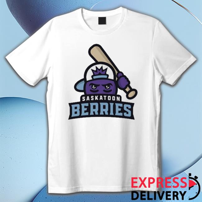 Official Batter Up Saskatoon Berries Handsome Baseball Shirts
