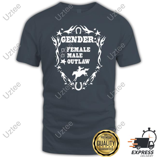 Gender Female Male Outlaw Hoodie Gender Female Male Outlaw Hoodie