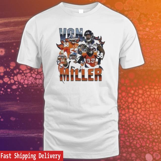 Von Miller Denver Broncos Vintage 2022 Sweaters