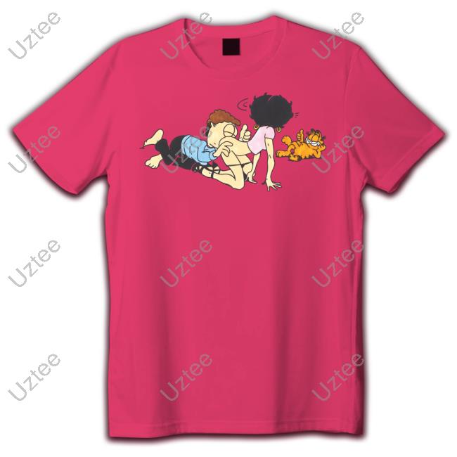 Took It Easy Peach Garfield Sweatshirt