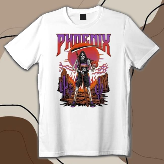 Skeleton Valley Reaper Phoenix t- shirt