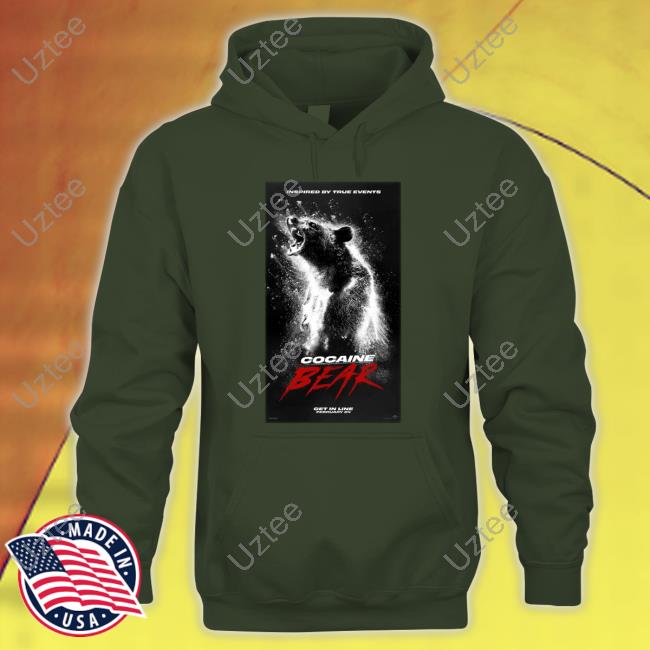 Discussingfilm Cocaine Bear Poster New Shirt Discussingfilm Cocaine Bear Poster Shirt Chinchillazllla