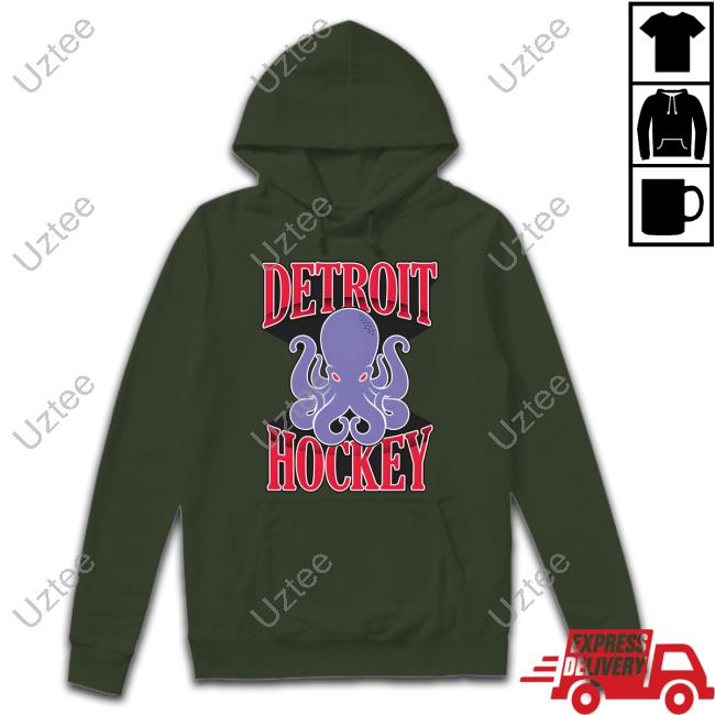 Detroit Hockey Octopus Tee Shirt